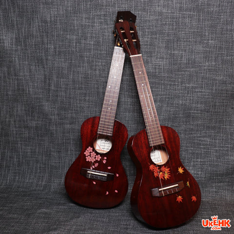 KIWAYA Solid Mahogany Concert Ukulele (SAKURA&MOMIJI)