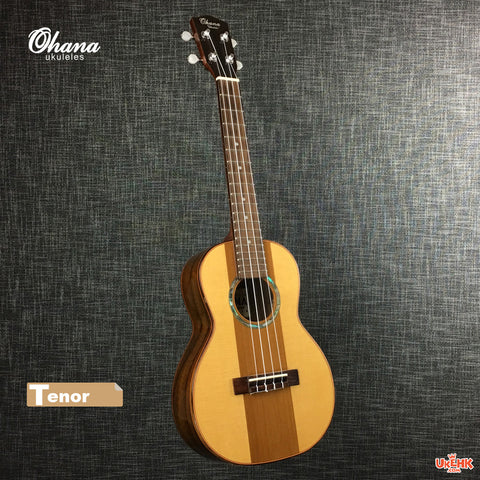 Ohana Solid Cedar/Spruce Tenor (TK-90SC)