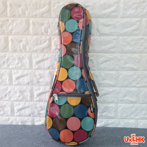 A'AMA Designer Series Gig Bag Soprano-Colorful Dot Black(DS-DOT-BK-S)