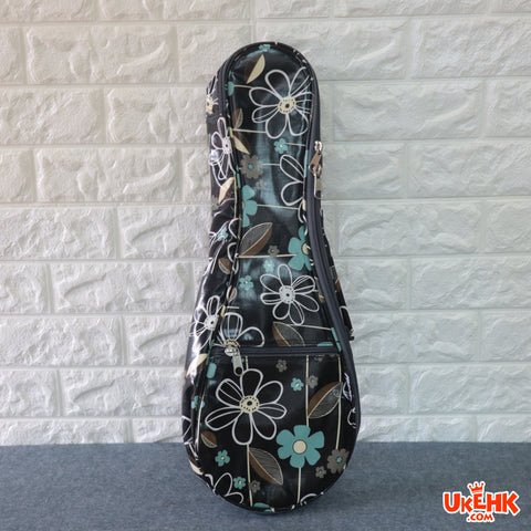 A'AMA Designer Series Gig Bag Soprano-Daisy Floral Black(DS-DAISY-BK-S)