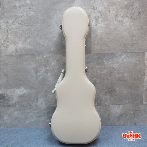 A'AMA ABS White Soprano/Concert Case(ABS-WT-S/C)