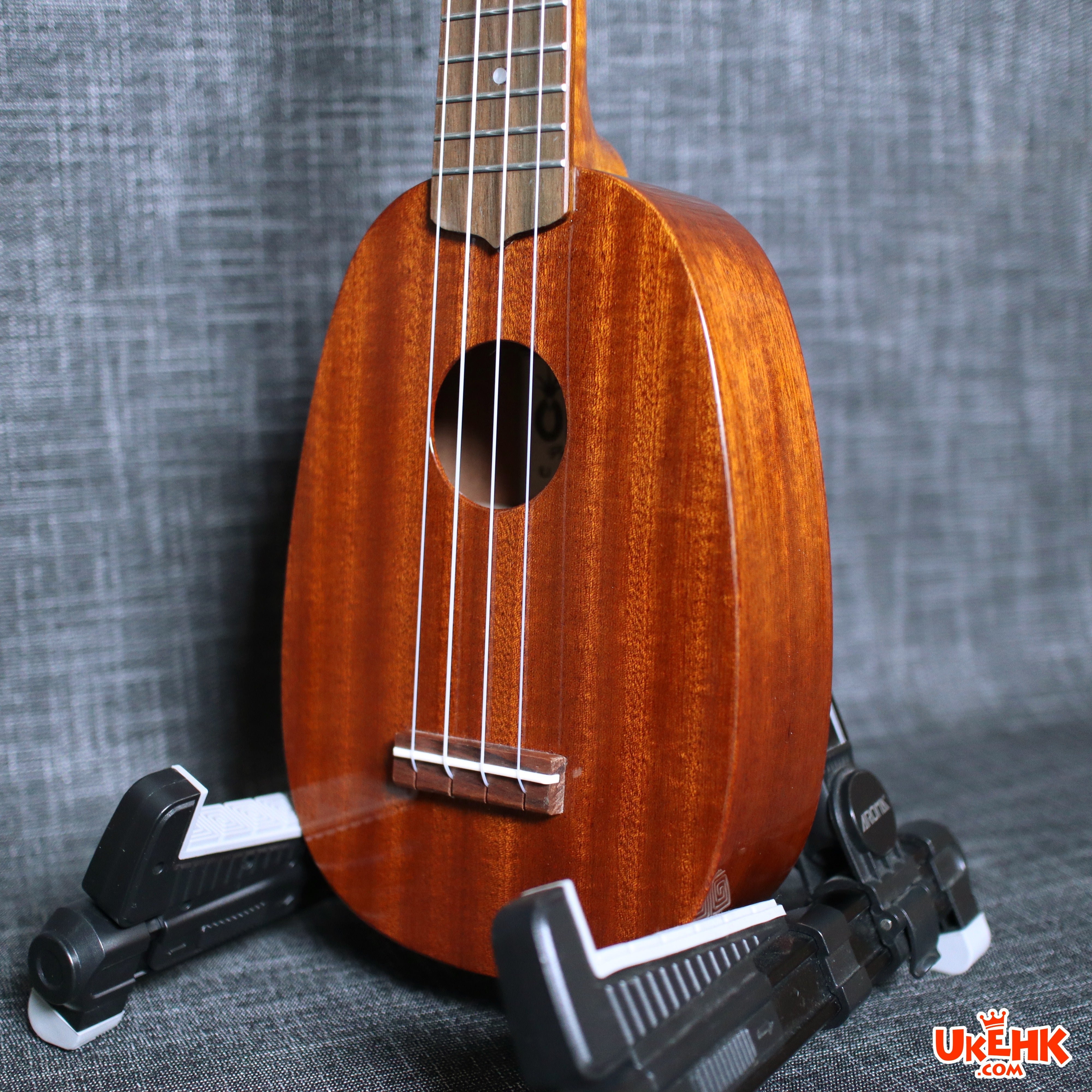 Ohana All Solid Mahogany Sopranino Ukulele (TPK-25G) – UkeHK