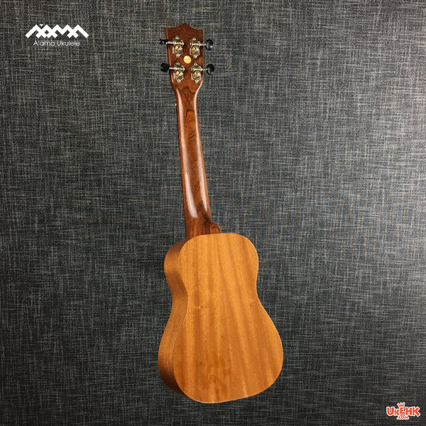 A'AMA Solid Mahogany Soprano Long Neck (M2-L)