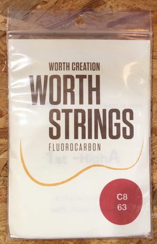 Worth Ukulele String Clear Fluoro Carbon For 8 Strings Ukulele(C-8)