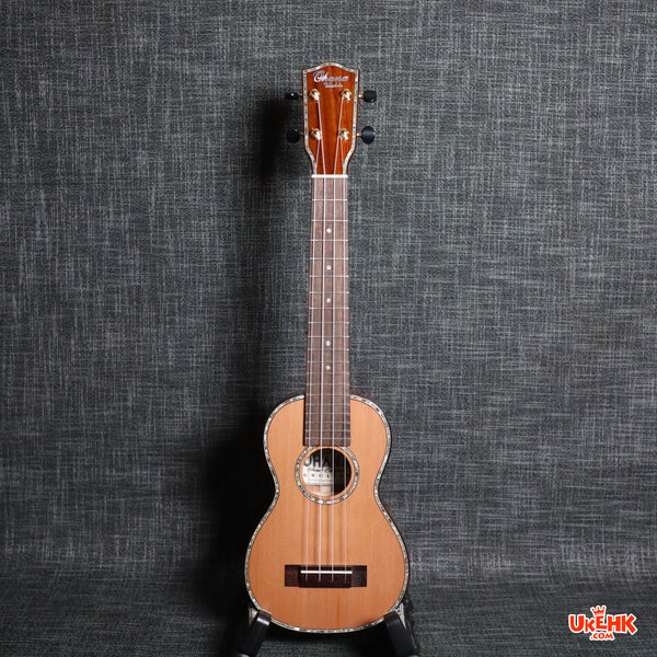Ohana Solid Cedar Top/ Acacia Soprano Long Neck(SK-250M)