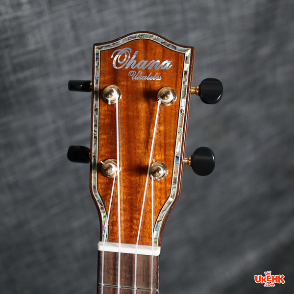Ohana Solid Cedar Top/ Acacia Soprano Long Neck(SK-250M)