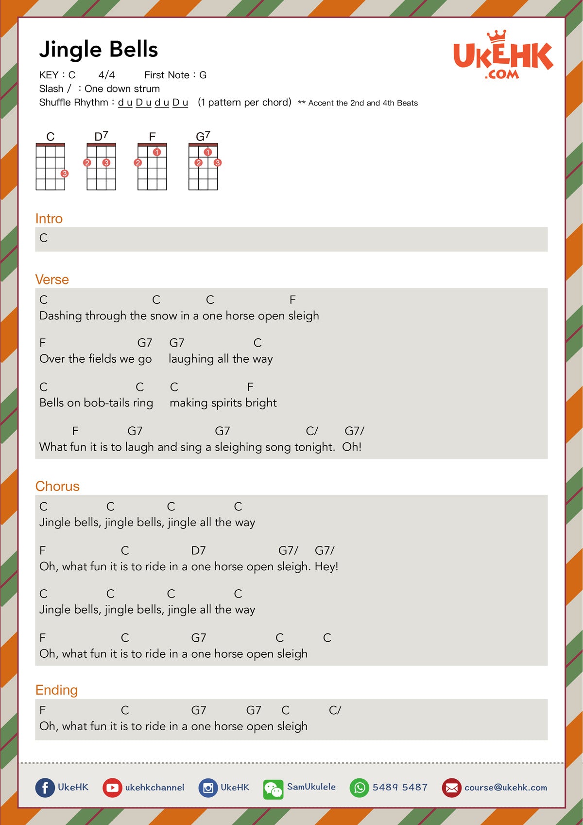Jingle Bells UkeHK Jingle bells ukehk