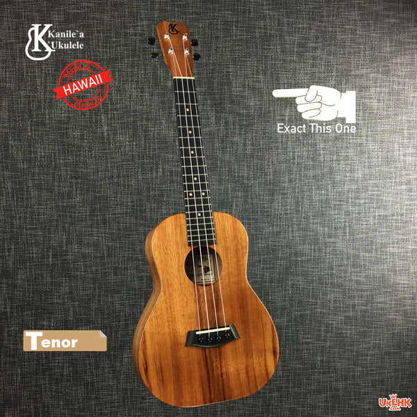 Kanile'a Solid Koa Tenor (K1-T E) #17085